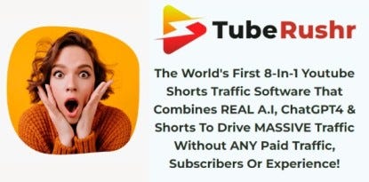 Generate Traffic and Sales with TubeRushrs YouTube Shorts Videos